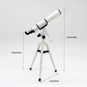 Miniatur Teleskop für Puppen Mini Teleskope niedlichen Miniatur Bastelbedarf Kinder Spielzeug Puppenhaus Puppe Requisite