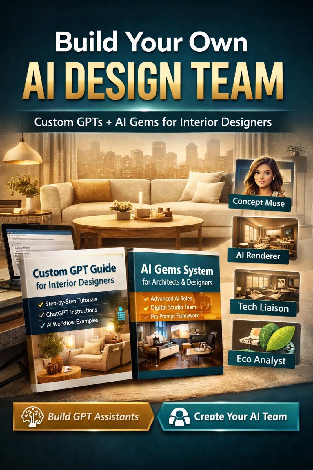 AI for Interior Designers – Create Custom Gpts & Gemini Gems - Etsy ...