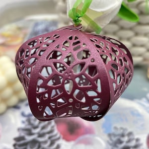 Weihnachtskugel Metall Stanzform Ornament für Weihnachtsbaum die-cut hängen von der Decke Wohnkultur Schablone Vorlage Präge DIY Papiergeschenk