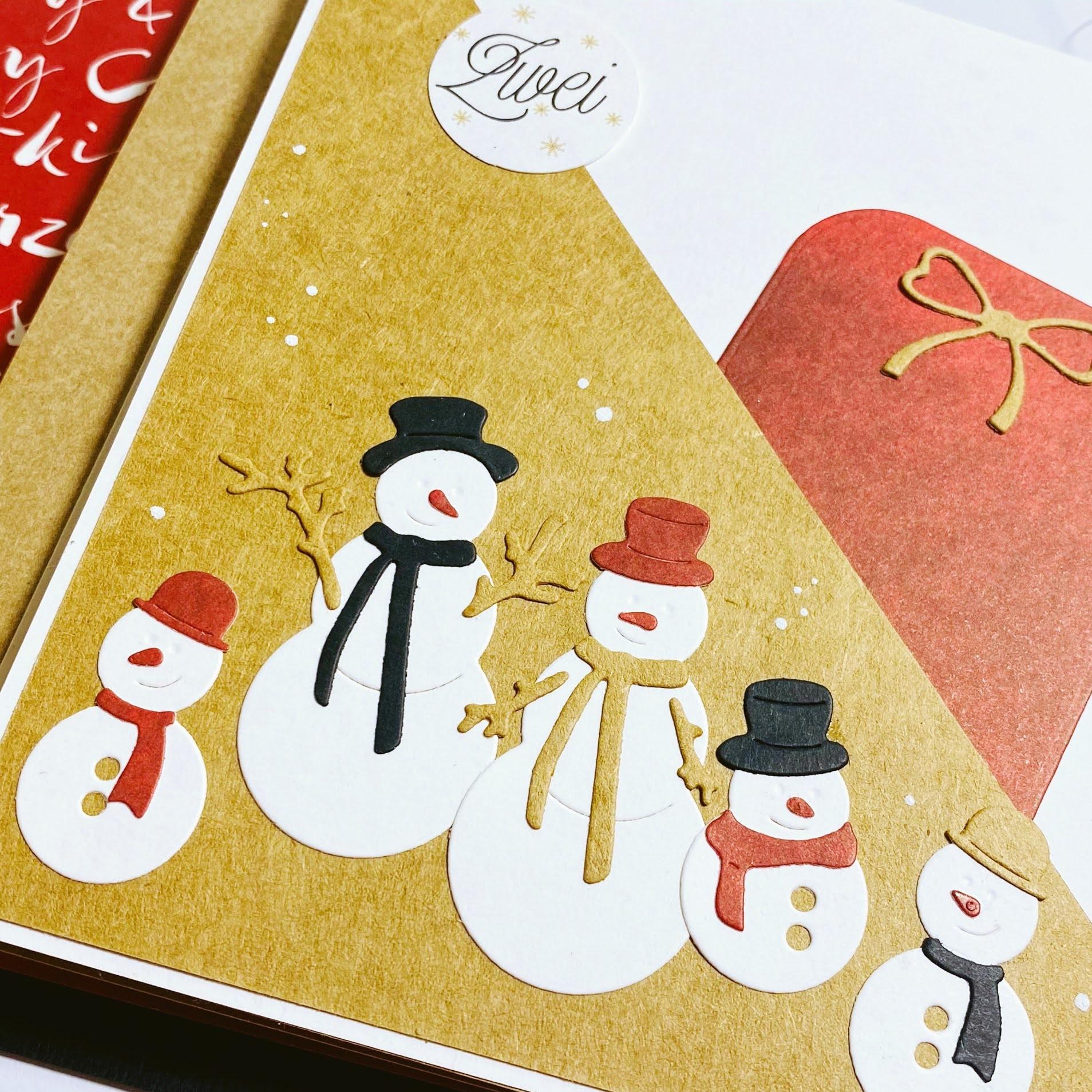 Christmas Snowman Metal Cutting Dies - Scrapbooking & Card Making Dies, Embossing Stencils, DIY Craft Accessories - View #6