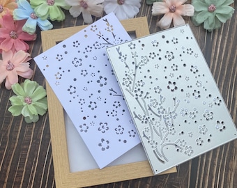 Moldura de fundo Metal Corte Morre Borboletas Corações Estrela Flor Padrão Die-cut Scrapbooking Relevo Cartão de felicitações Papel Artesanato DIY Presente