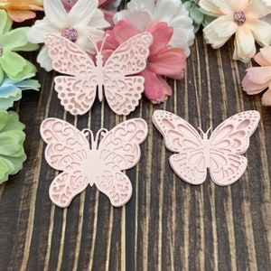 Borboletas Corte de Metal Die-cuts Dupla Camada Stencil Template Cartão Topper Scrapbooking Álbum de Fotos Decoração de Casa Papel Artesanato DIY Presente