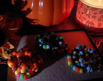 Autumn/Halloween Kandi Bracelets