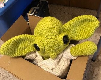 Baby Yoda 23" Inspired By Star War Large Plushy Handmade Birthday Gift