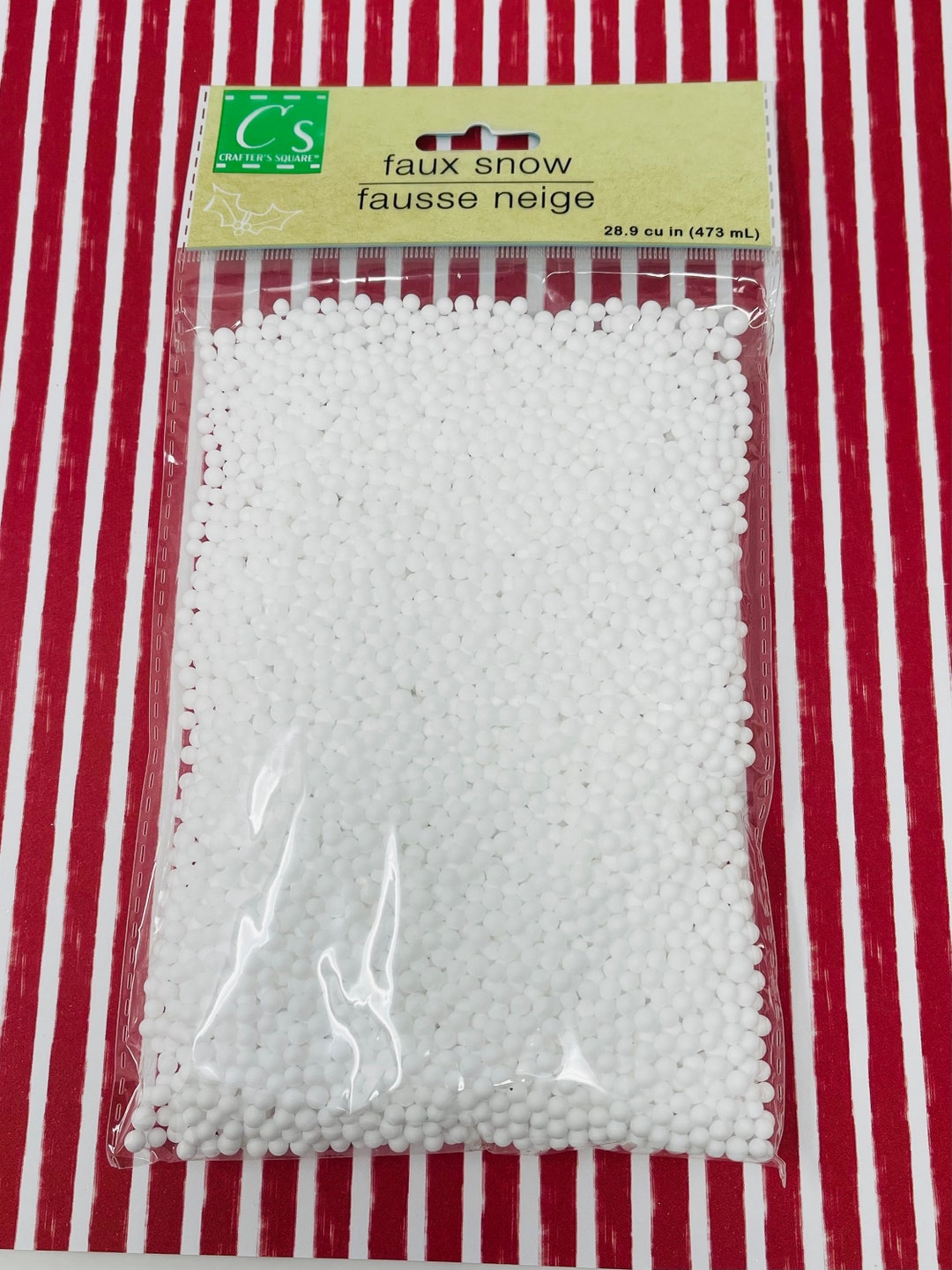 1 Bag Faux Snow Balls for Glass Bottle Jar Fillers Snow Christmas