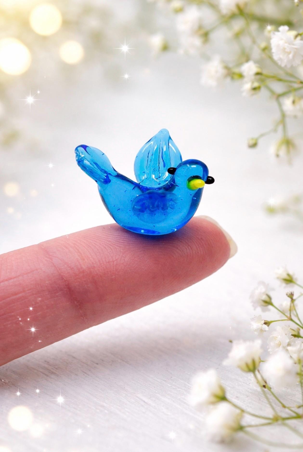 Blue Glass Knick Knacks - Etsy