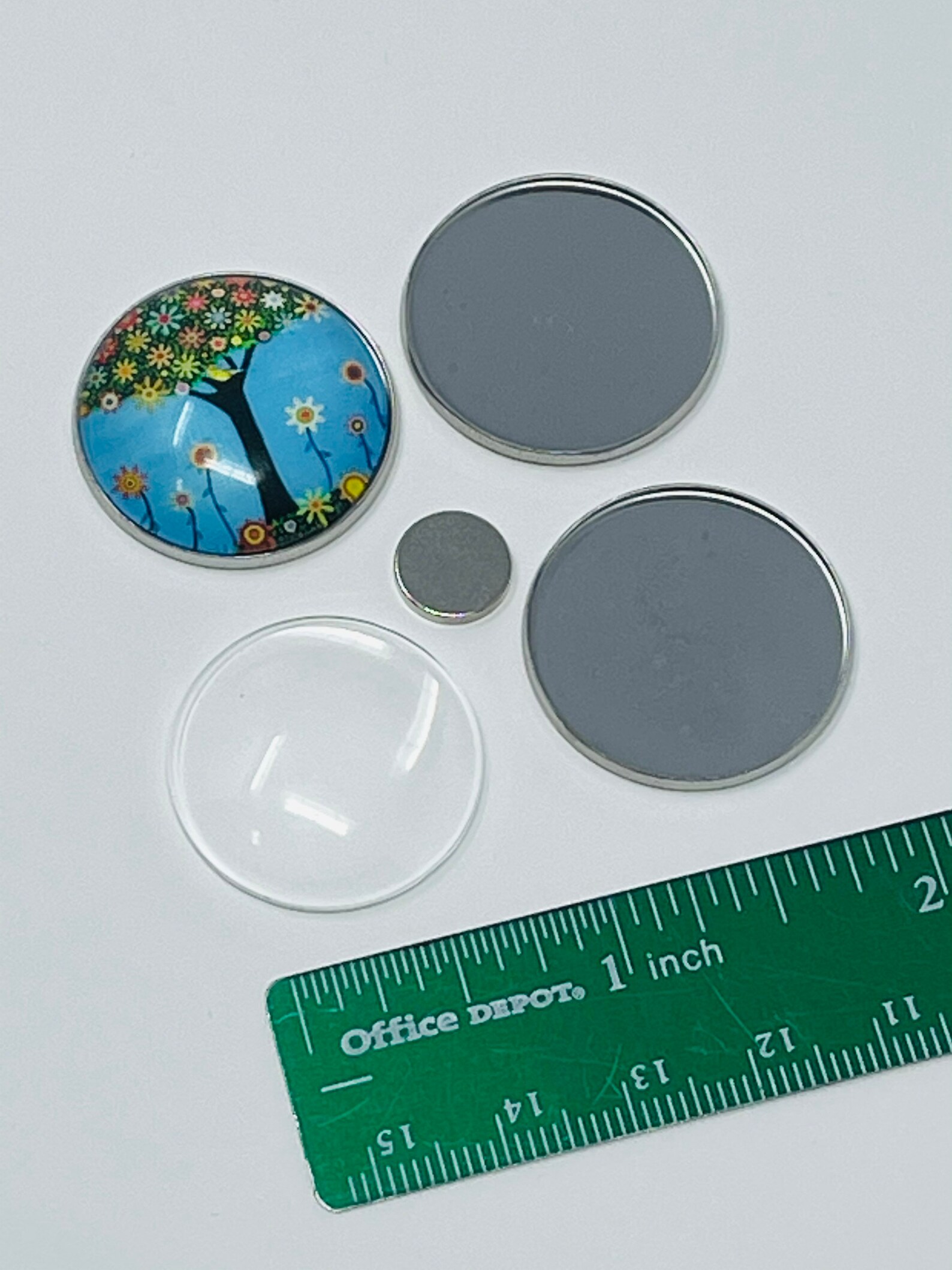 DIY Kit 20 Kit 25mm Bezels Glass Domes Etsy