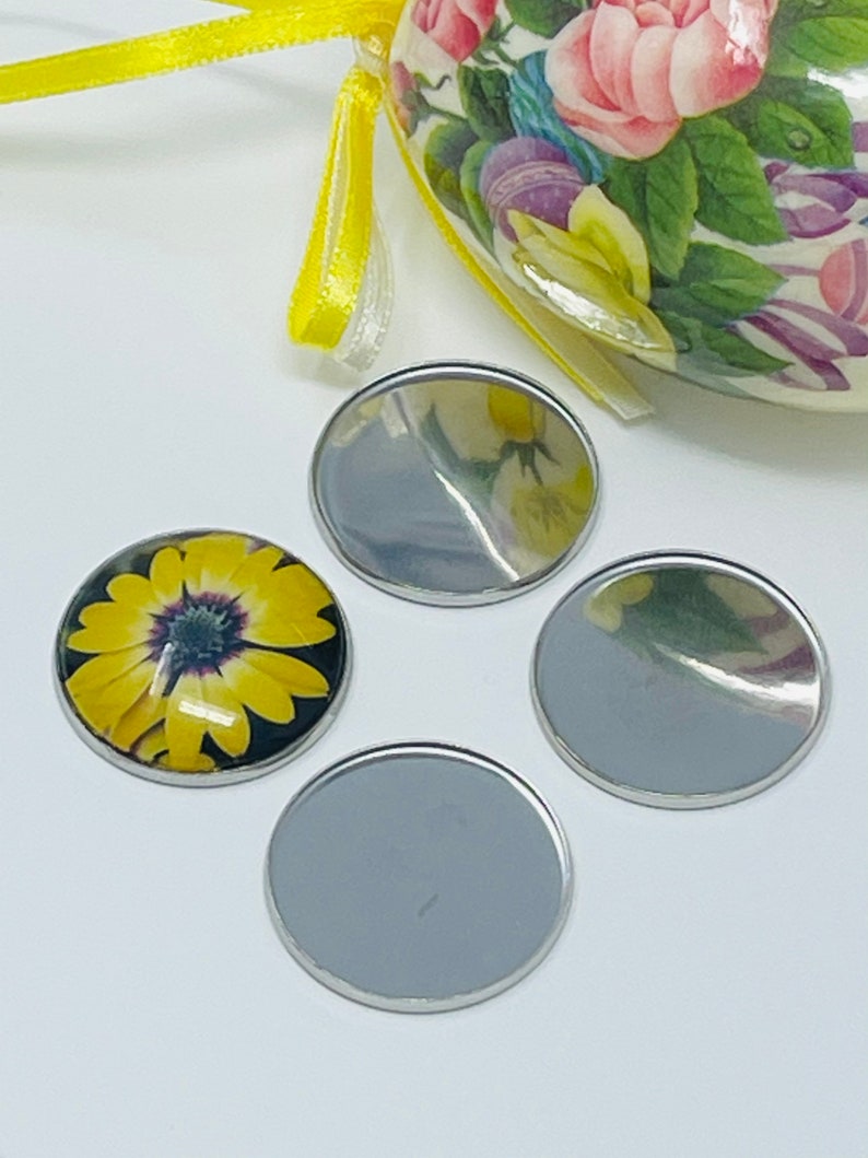 DIY Kit 20 Kit 25mm Bezels Glass Domes Etsy