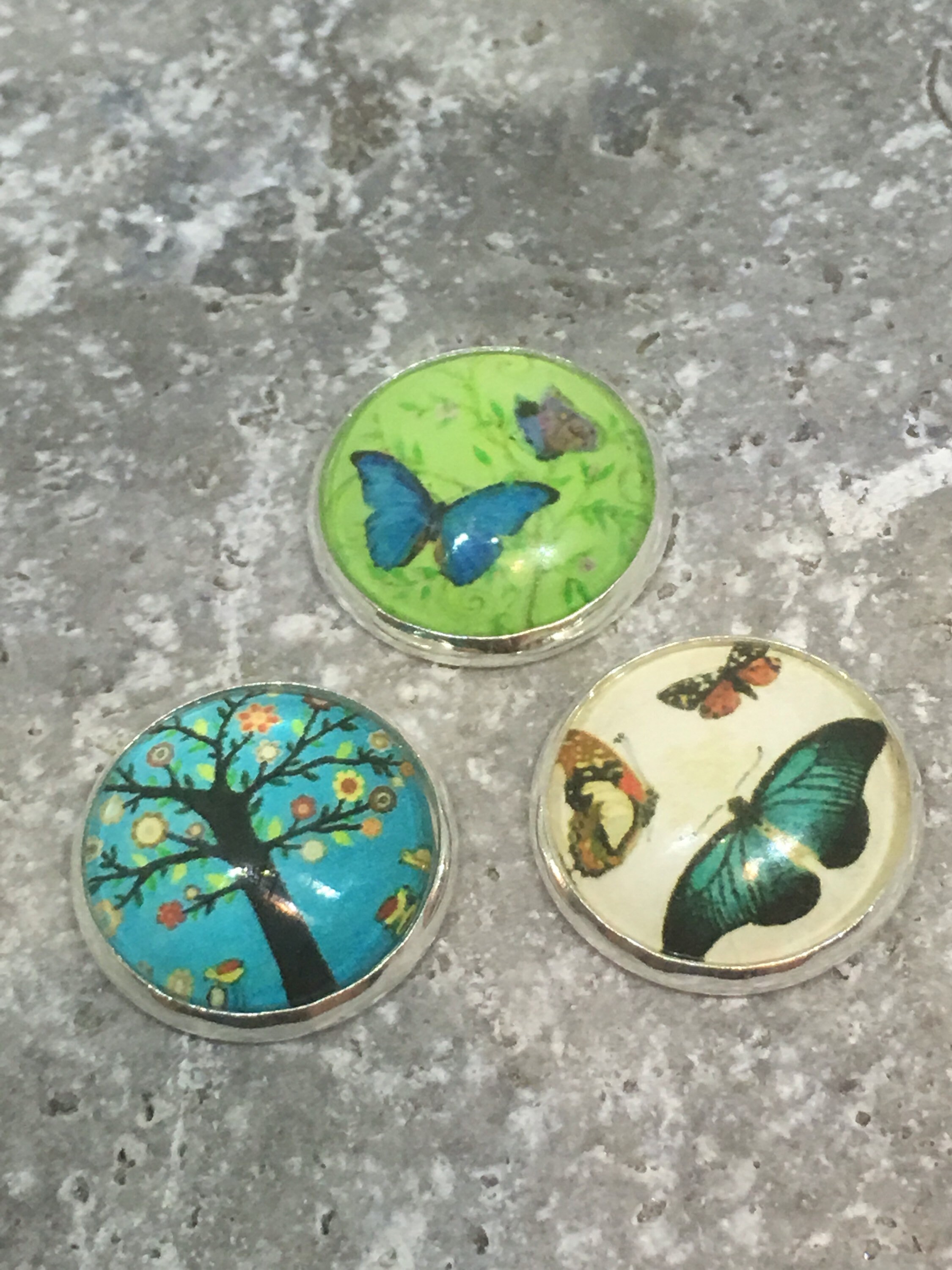 20 Kit DIY 16mm 20 Settings Round 20 Glass Domes Etsy