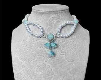 Conjunto de collar de color bígaro