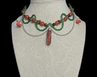 Autumn Guardian Necklace set