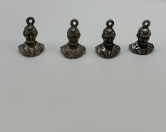 Rare vintage Abraham Lincoln silver charm