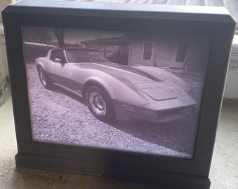 Marco de fotos de litofanía personalizado