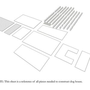 Large Modern Design Dog House Plans FREE Internet delivery 画像 4