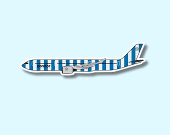 Condor A330 Neo (Blue Sea Livery) Airbus Airplane Sticker | Glossy Aviation Decal