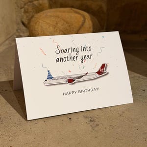 A380 Airbus Birthday Card | Aviation Theme