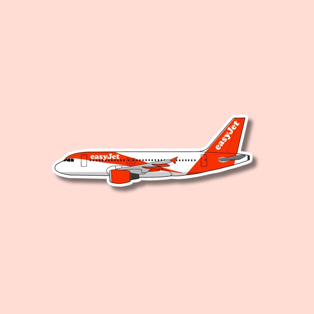 Easy Jet A319 Airbus Airplane Sticker | Glossy Aviation Decal - Etsy
