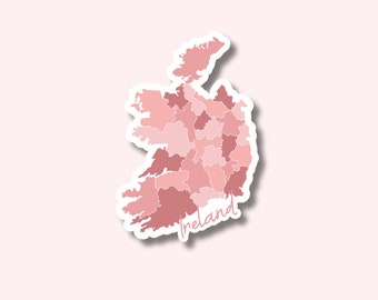 LEINSTER Province IRLANDE EIRE Irlandais Écusson, 50mm Vinyle Autocollants x4 Stickers