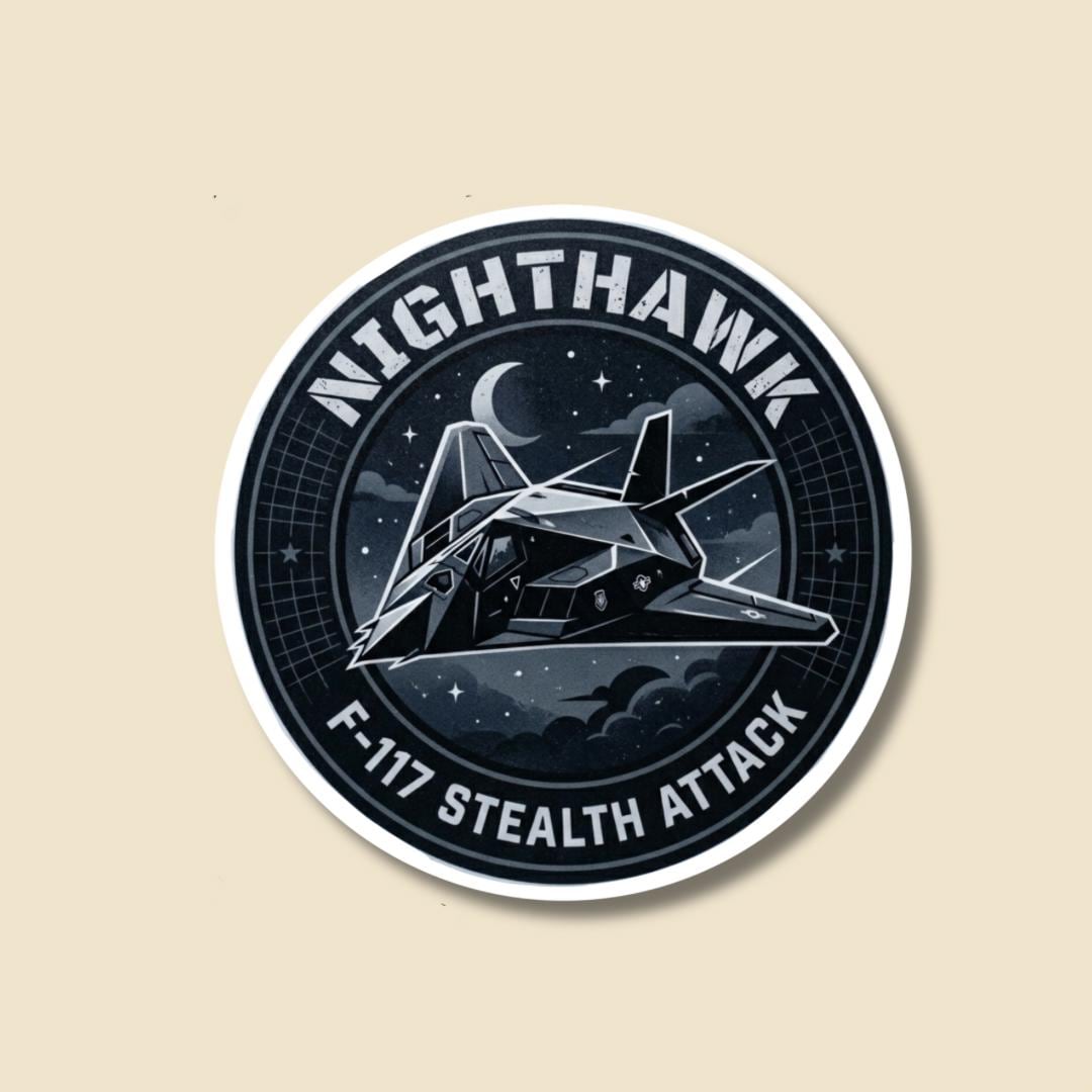 Nighthawk F-117 Sticker - Glossy Aviation Decal - Military Sticker - Etsy
