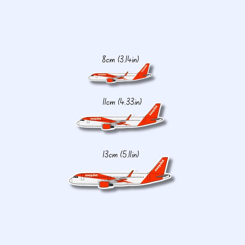 Easy Jet A320 CEO Airbus Airplane Sticker | Glossy Aviation Decal - Etsy