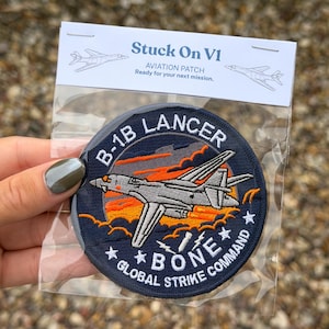 B1 Lancer Patch – Fighter Jet Badge – Aviation Collectors Patch