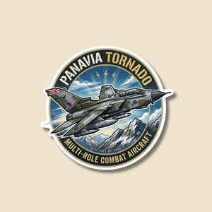 竜巻ステッカー - 光沢のある航空デカール - ミリタリーステッカー