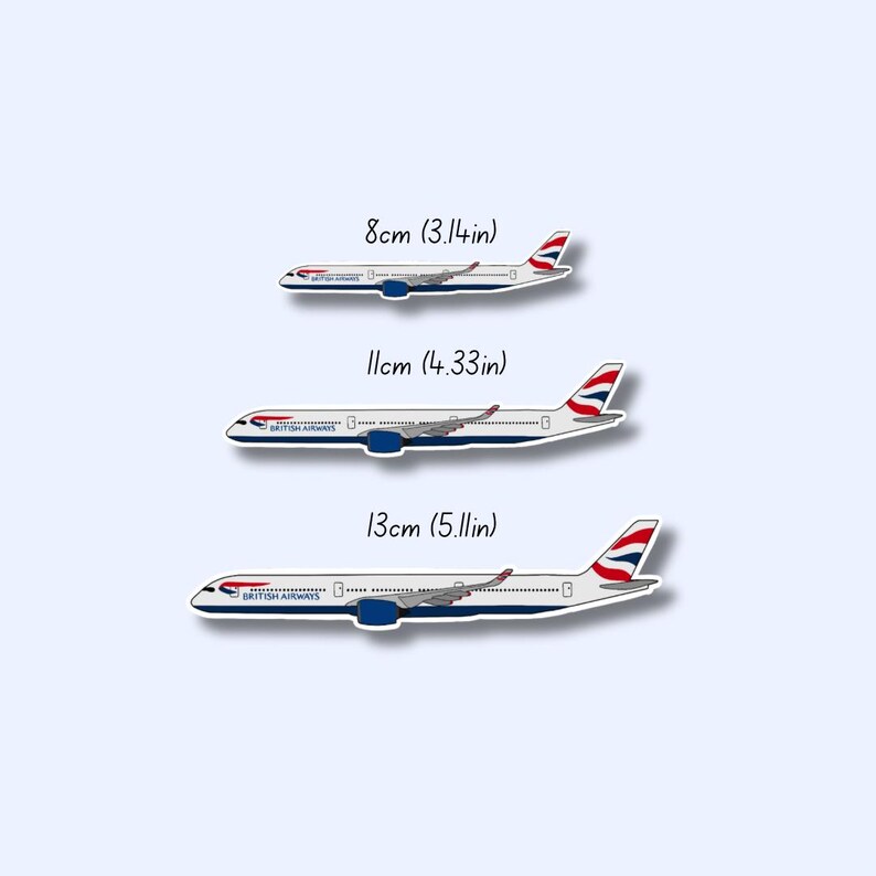 British Airways A350 Airbus Airplane Sticker | Glossy Aviation Decal ...