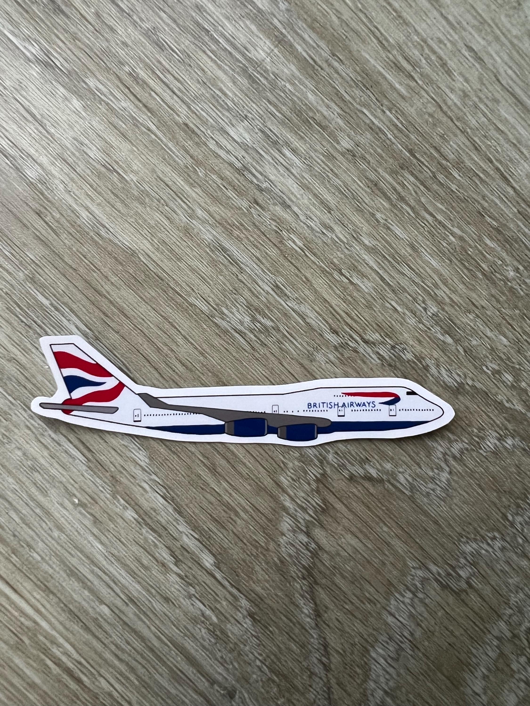 British Airways 747 Boeing Airplane Sticker | Glossy Aviation Decal - Etsy