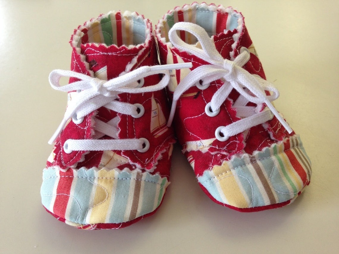 PDF Pattern Baby Shoe High Top Adorable and Fun to Etsy