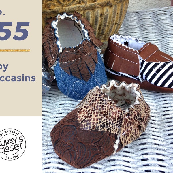 PDF Pattern Baby Shoe Moccasin  Adorable and Fun to make- Instant Download