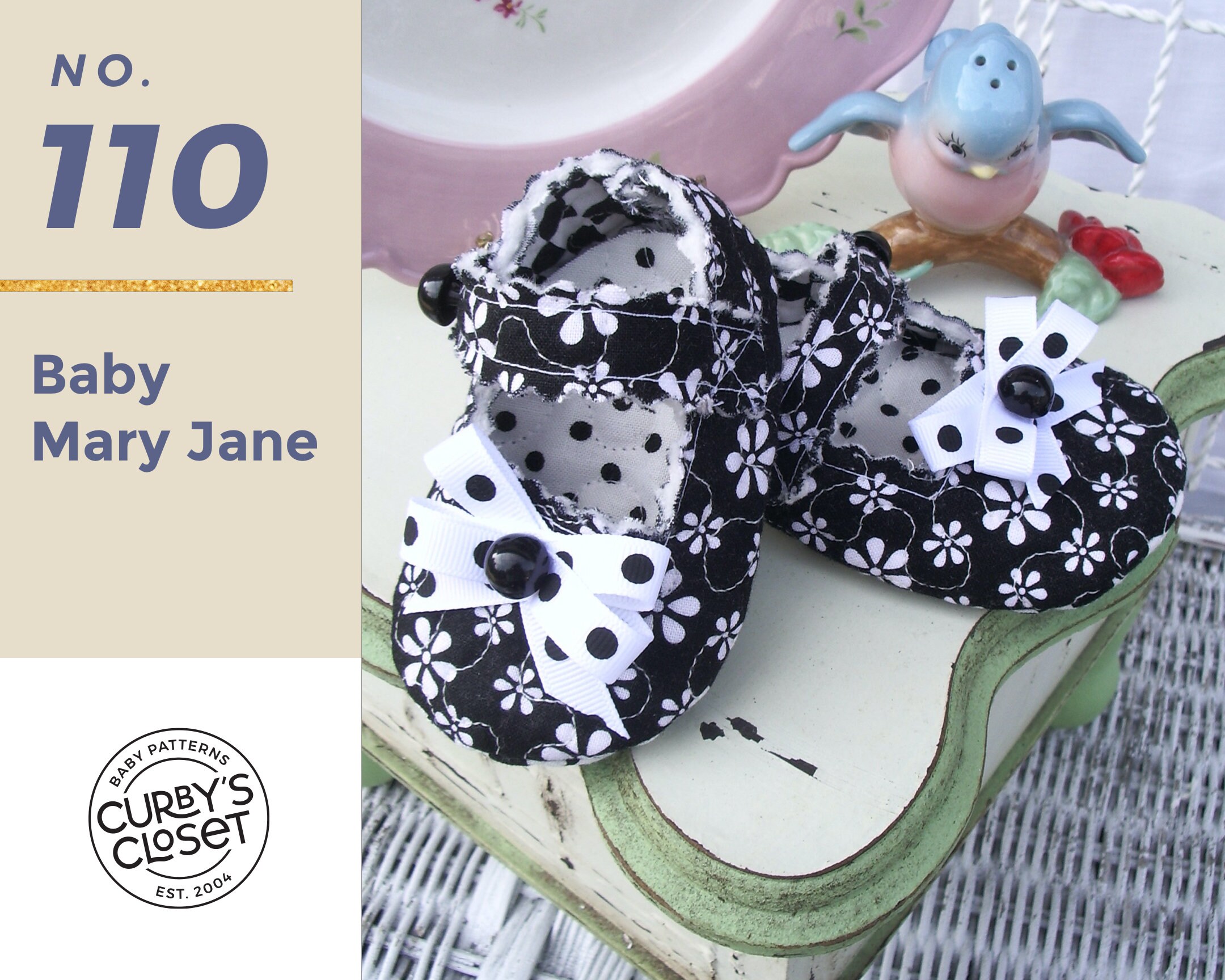 PDF Pattern Baby Shoe Mary Jane Adorable and Fun to make Etsy