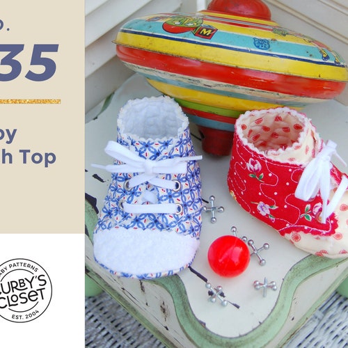 PDF Pattern Baby Shoe High Top Adorable and Fun to Etsy
