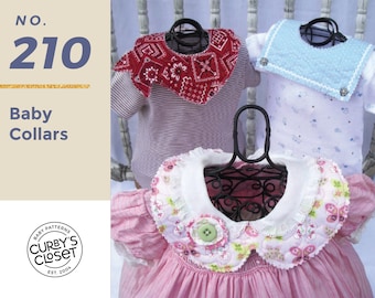 PDF Pattern Baby Collar Pattern Adorable and super easy to make