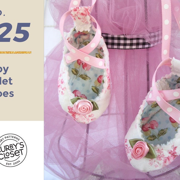 PDF Pattern Baby Ballet Shoe  Adorable and Fun to make- Instant Download