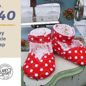 PDF Pattern Ankle Strap Baby Shoe Adorable and Fun to make- Instant Download