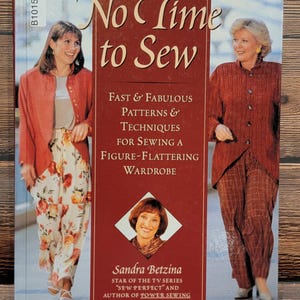 No Time to Sew - Sewing Techniques Book