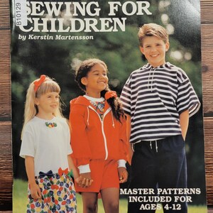 Sewing For Children - Sewing Patterns/Technique Book