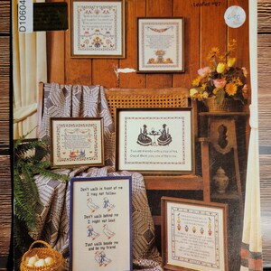 Friends and Samplers - 12 page Cross Stitch Booklet