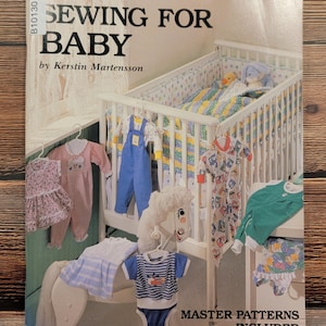 Sewing For Baby - Sewing Patterns/Technique Book