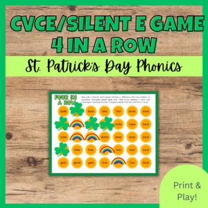 CVCE/Tyst E 4 i rad St. Patrick's Day-fonikspel