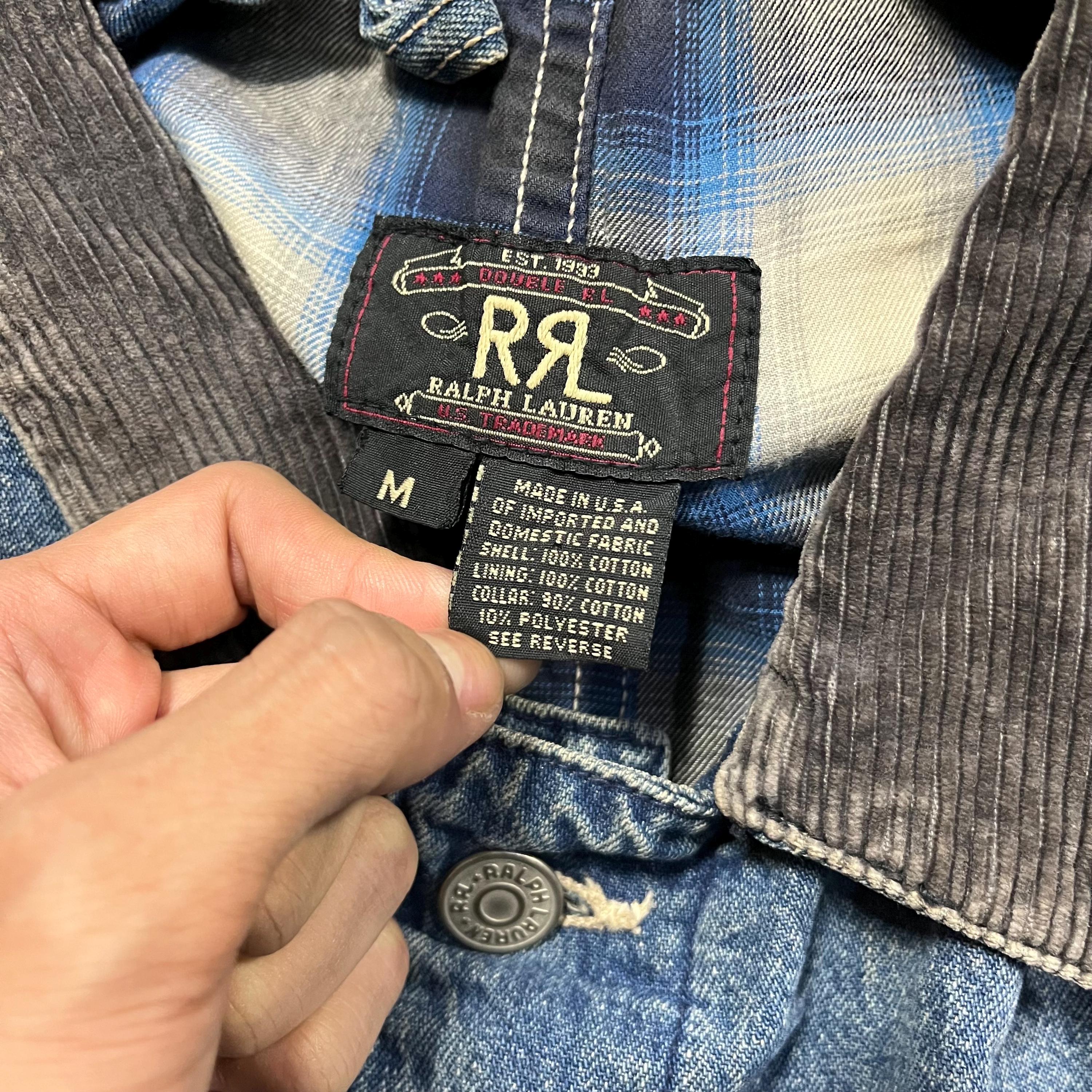 Vintage Archive Fall of '93 RRL Ralph Lauren Flannel Linned Vintage Archive Fall of '93 RRL Ralph Lauren Flannel Linned