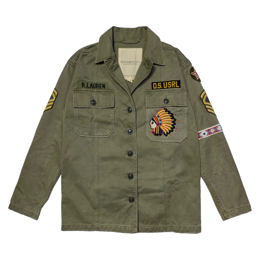 Vintage Denim & Supply Ralph Lauren OG 107 Patches Military Vintage Denim & Supply Ralph Lauren OG 107 Patches Military