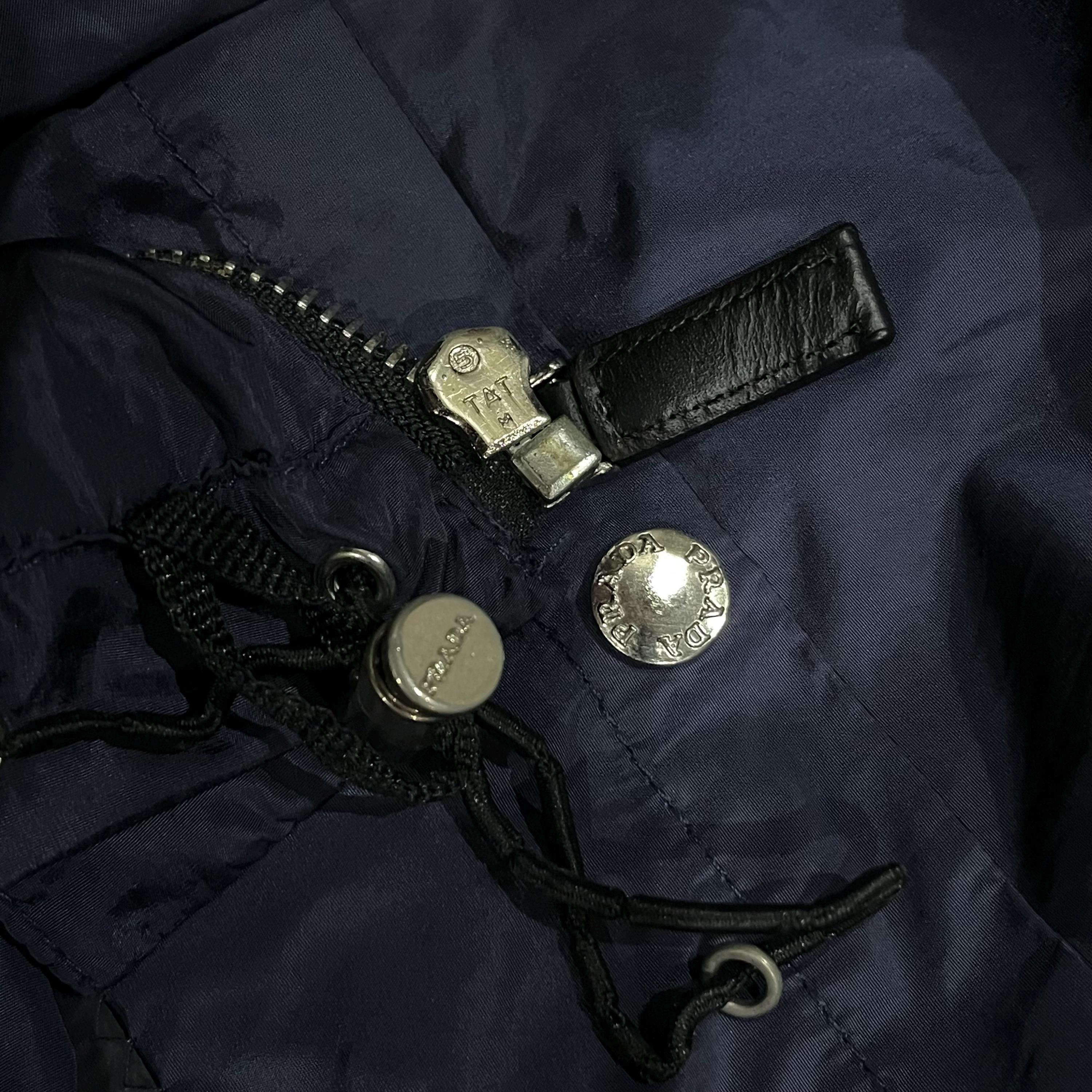Vintage Prada Nylon Multipocket Jacket Hidden Hoodie - Etsy
