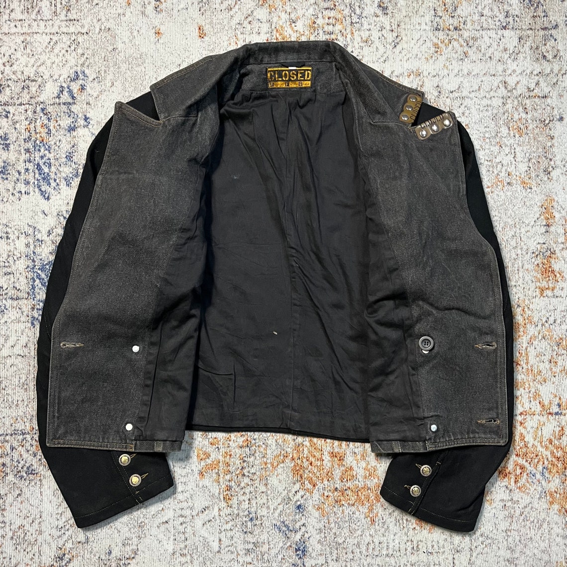Blouson Jean Réversible Vintage Closed X Marithé Et François Girbaud - Taille 38 - Occasion Bon état