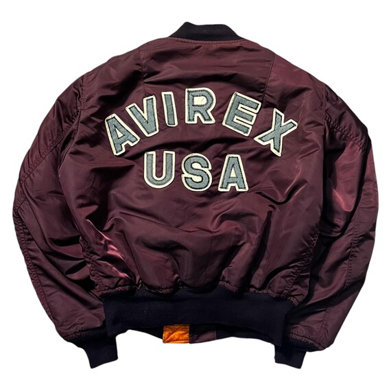 Vintage AVIREX USA MA-1 Military Bomber Jacket Big Logo - Etsy Vintage AVIREX USA MA-1 Military Bomber Jacket Big Logo - Etsy