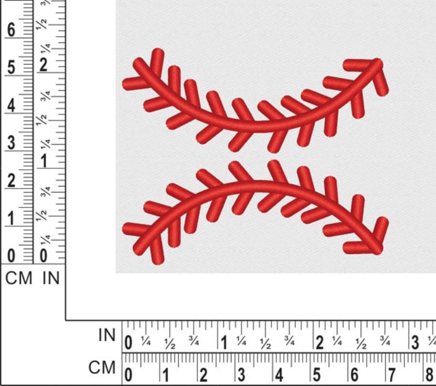 3D Baseball Thread Embroidery (DST) File for Caps - Etsy