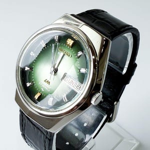 Seiko LM Special 5206-6100 Gradient Green Dial - Etsy