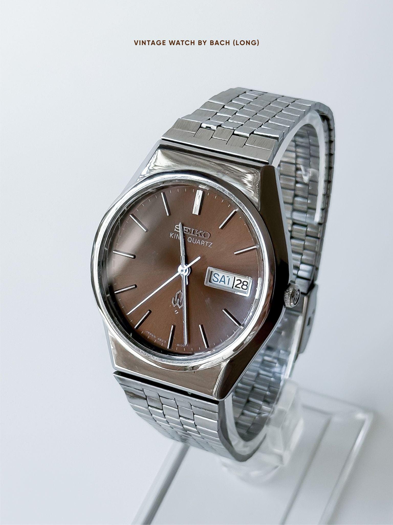 F61○【QZ/不動】SEIKO セイコー KING QUARTZ キングクォーツ