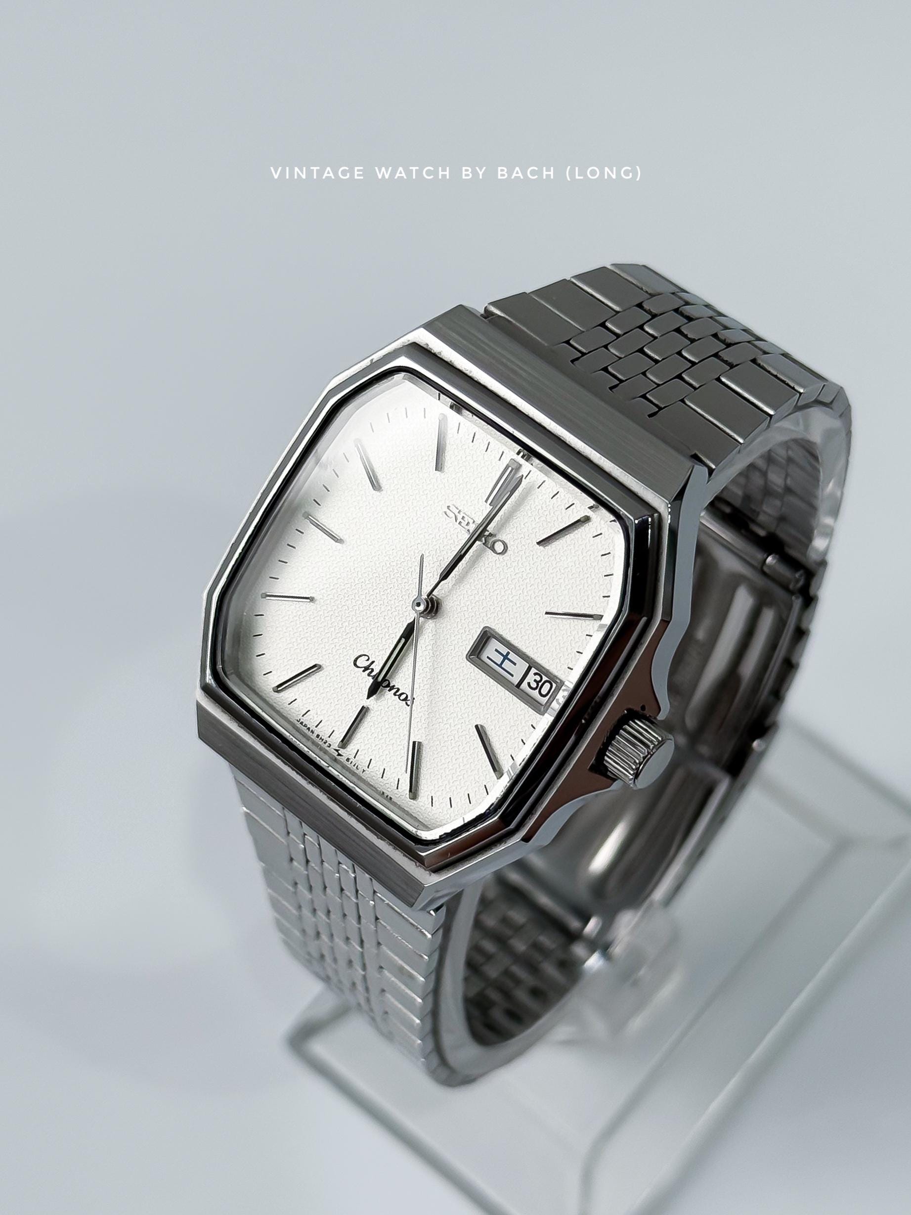 Seiko Chronos 5H23-5100 Tank/square Shape - Etsy Seiko Chronos 5H23-5100 Tank/square Shape - Etsy