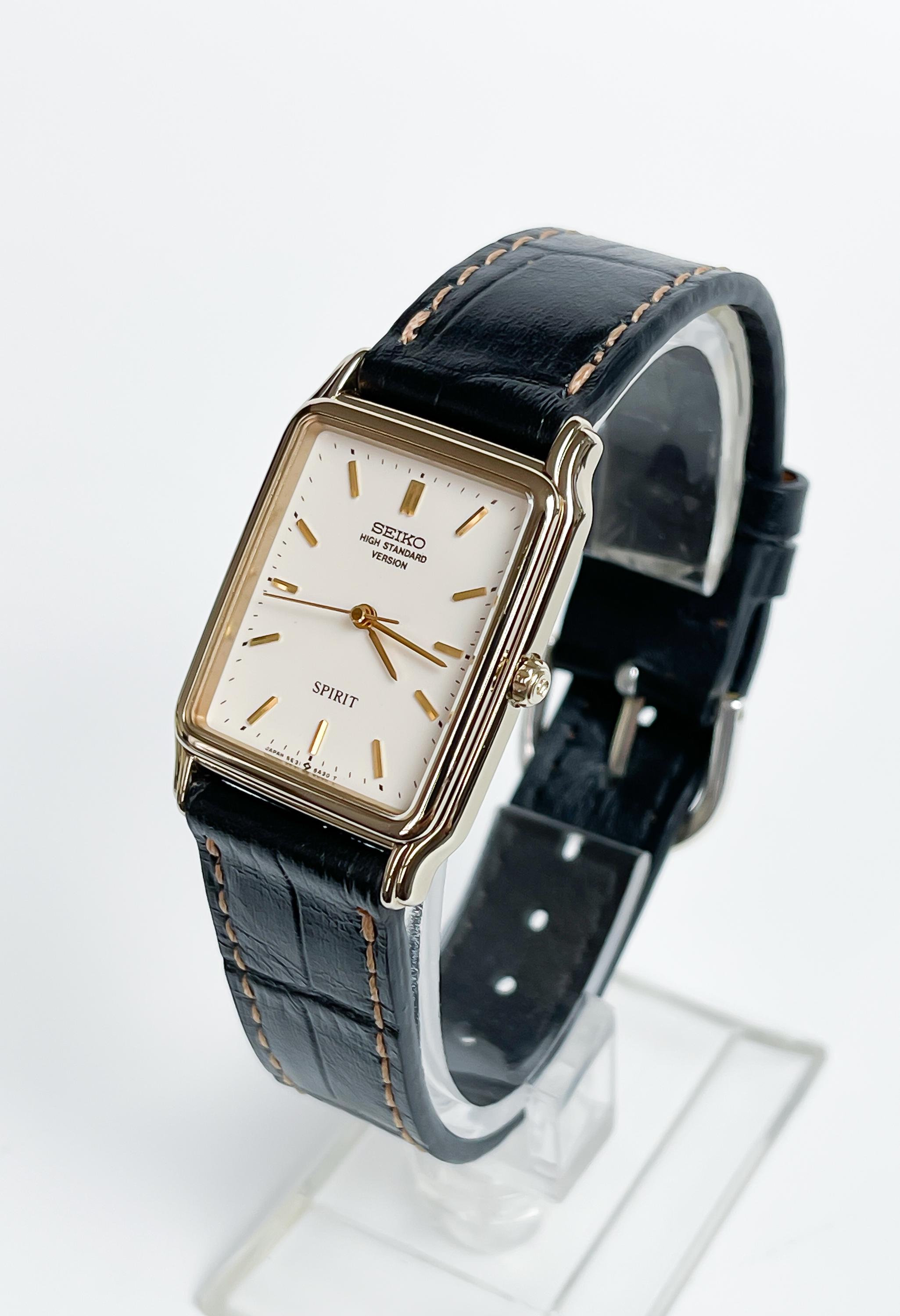 Vintage seiko tank dolce 1988年製　新品ベルト 1988 Seiko Tank - Etsy